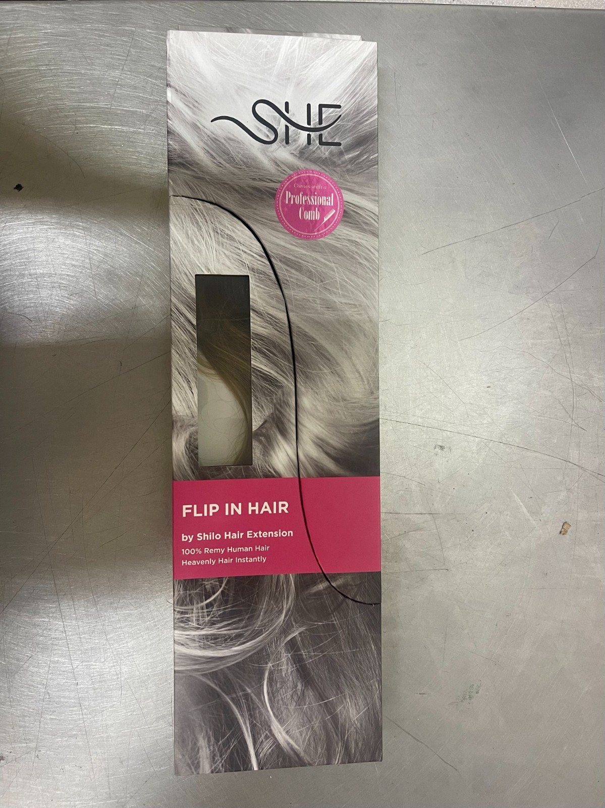 SHE Flip N Go By Shilo Hair Extension Ombre #3/18 Flip In Hair 16″-18″