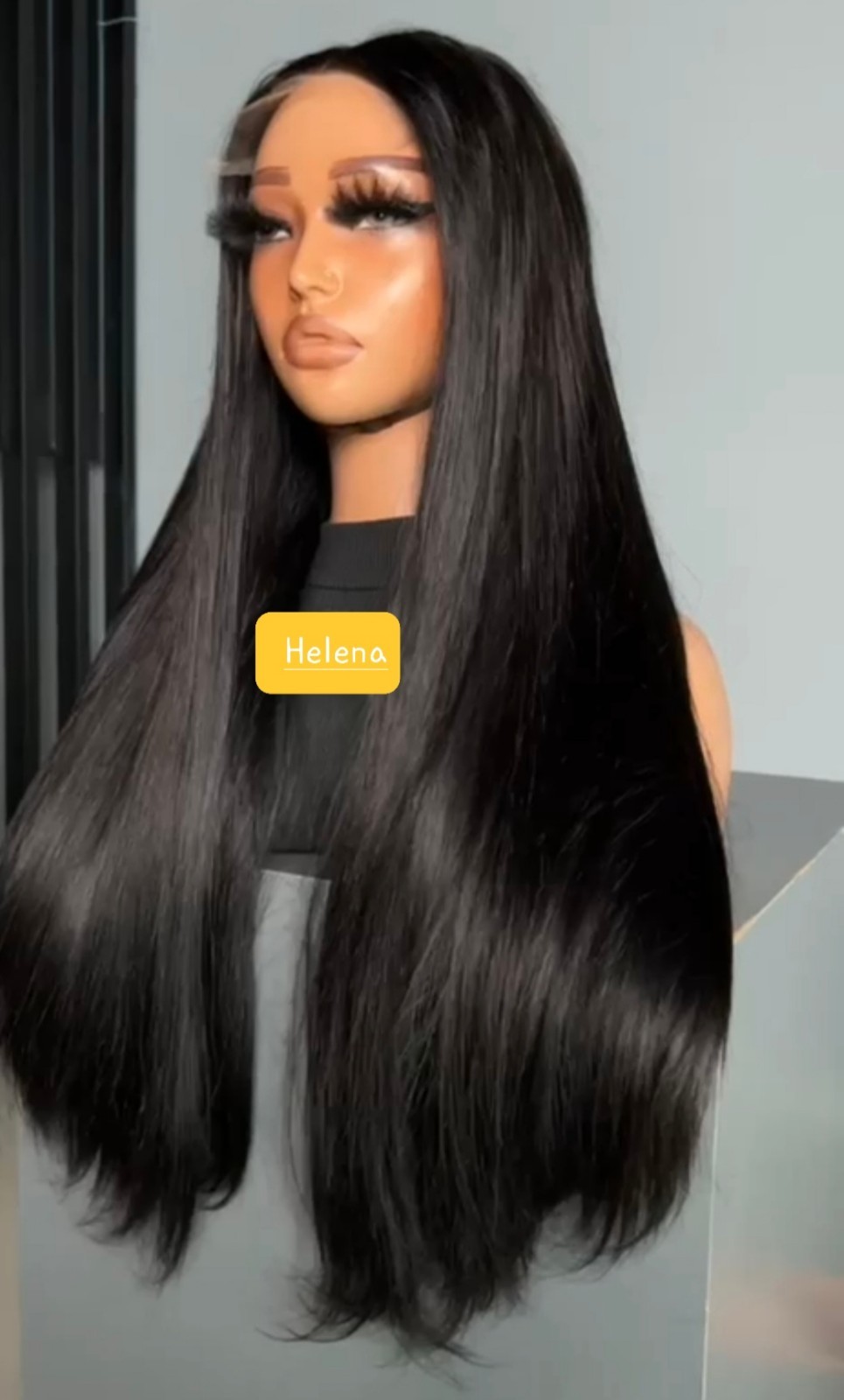 100% Human Hair, 5×5 HD Lace Closure Wig, SDD, Straight, 250% density