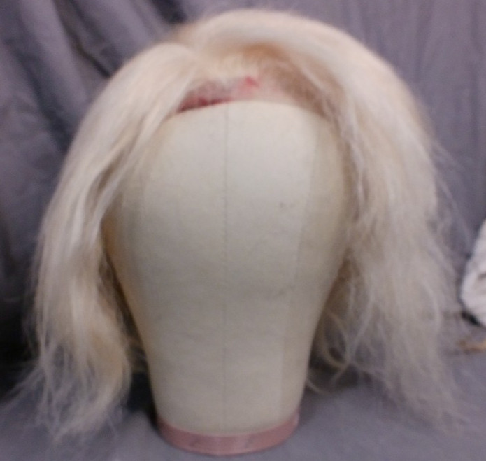 Short Bob Rooted Blonde Synthetic Hair Wigs Women Soft Natural Red Dye on fabric