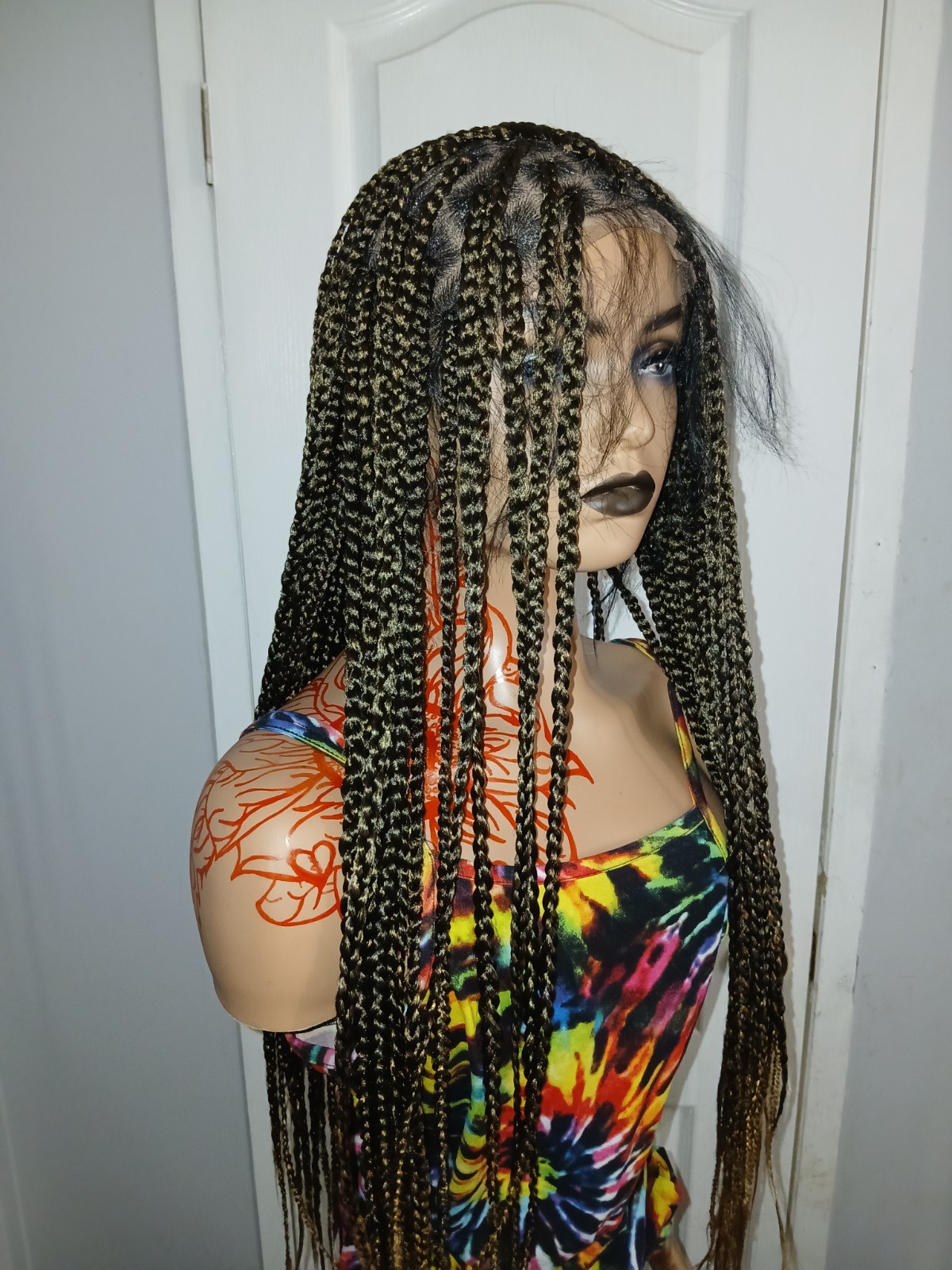 Full Lace| Braided Wig| Shipping | 52″