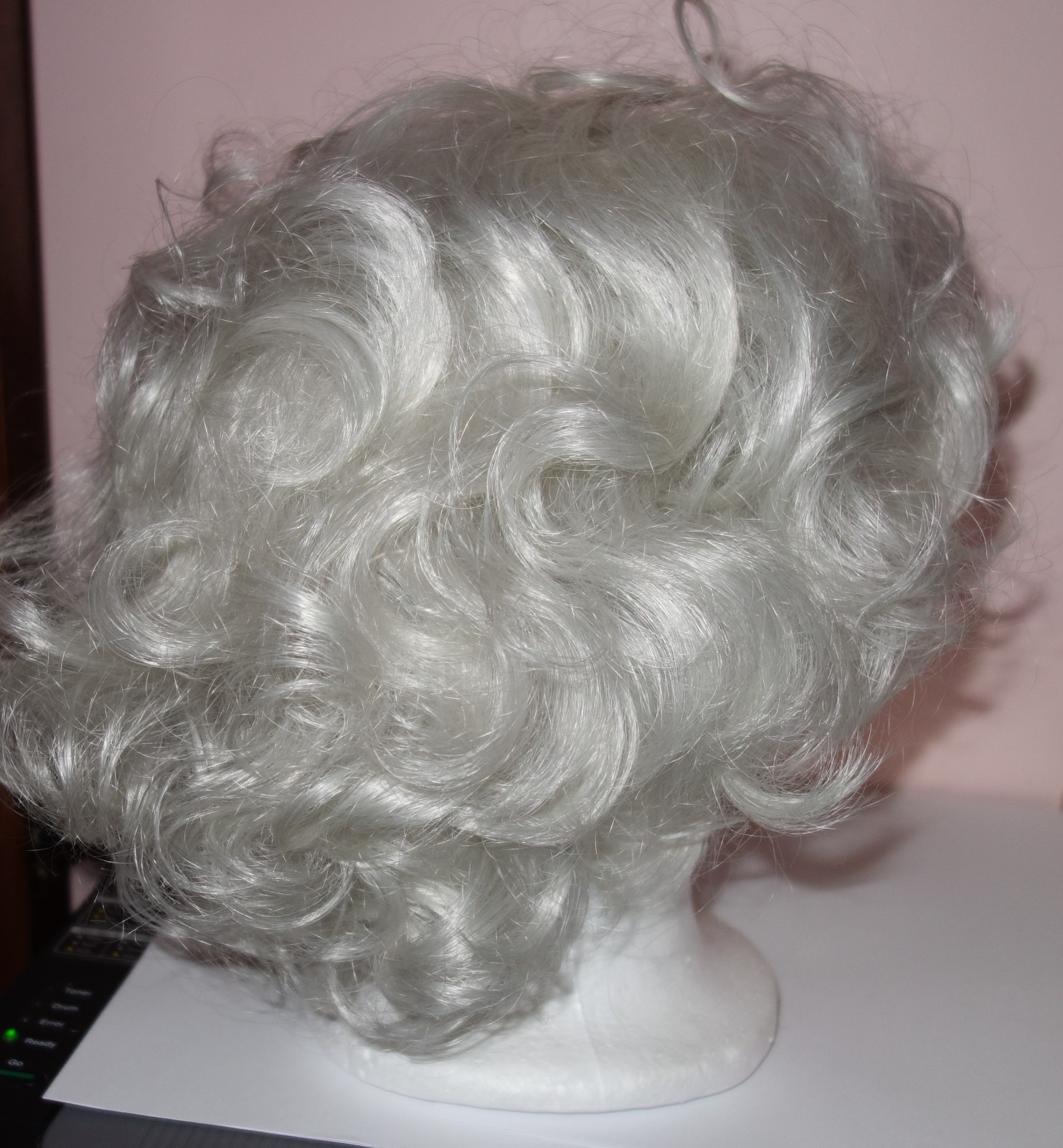 Envy Kenya Lace Front Cap Curly Wig – Color #60 White – #4