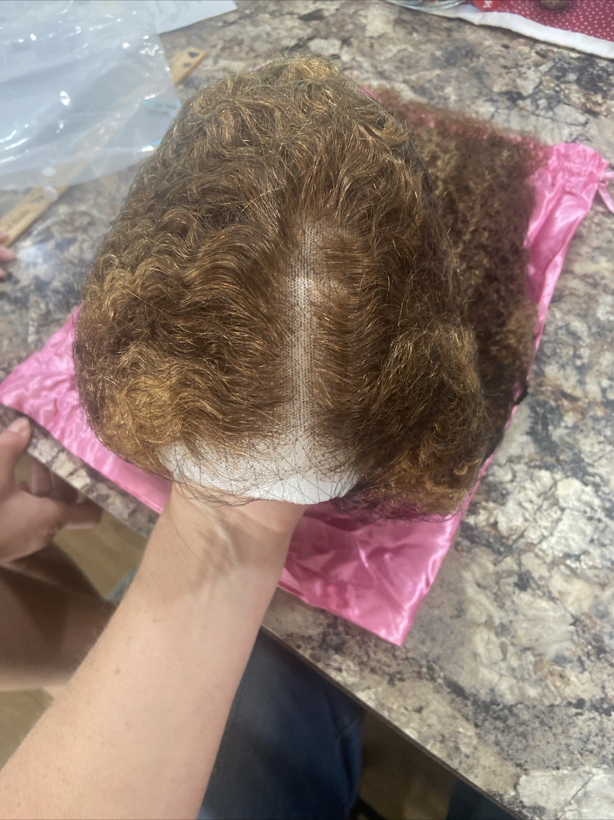 20 Inches Long 100 Percent Human Hair Multi Color Brown