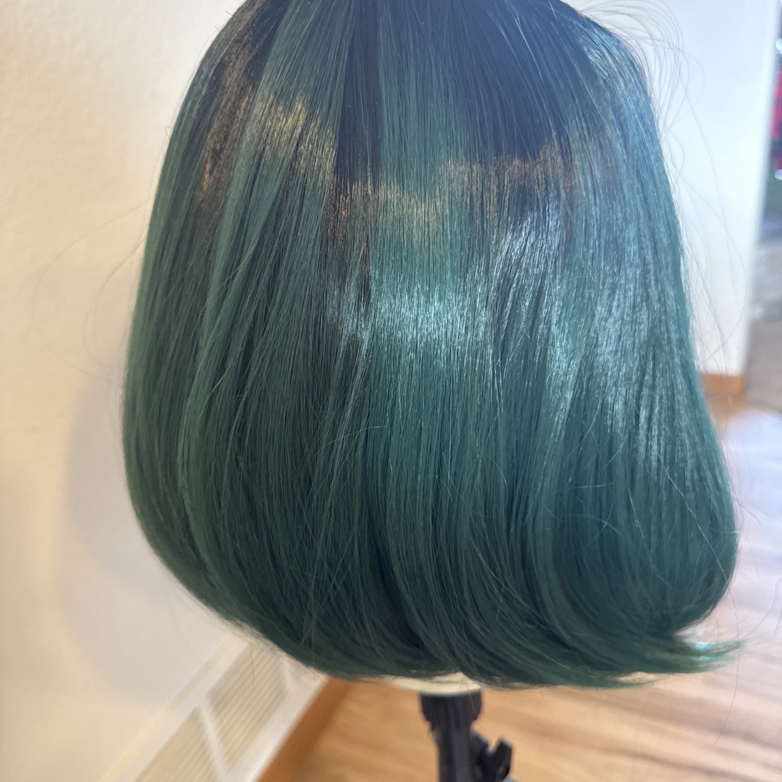 Hard Fronts Hairline Frontal Wig 14”So Soft Rooted Dark GREEN 133