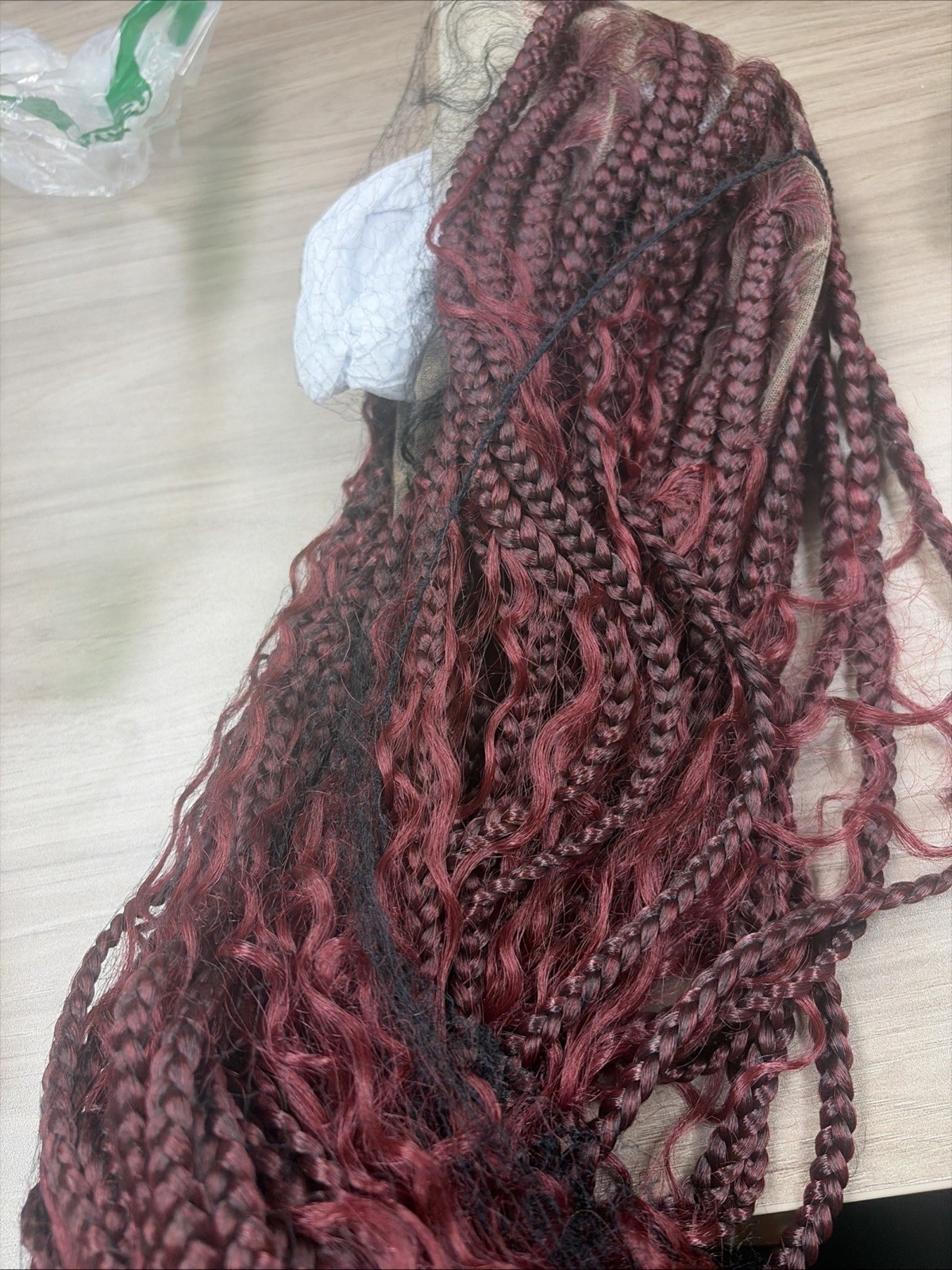 360 HD Full Lace Knotless Braided Wigs for Women Braided Lace Synthetic 36″