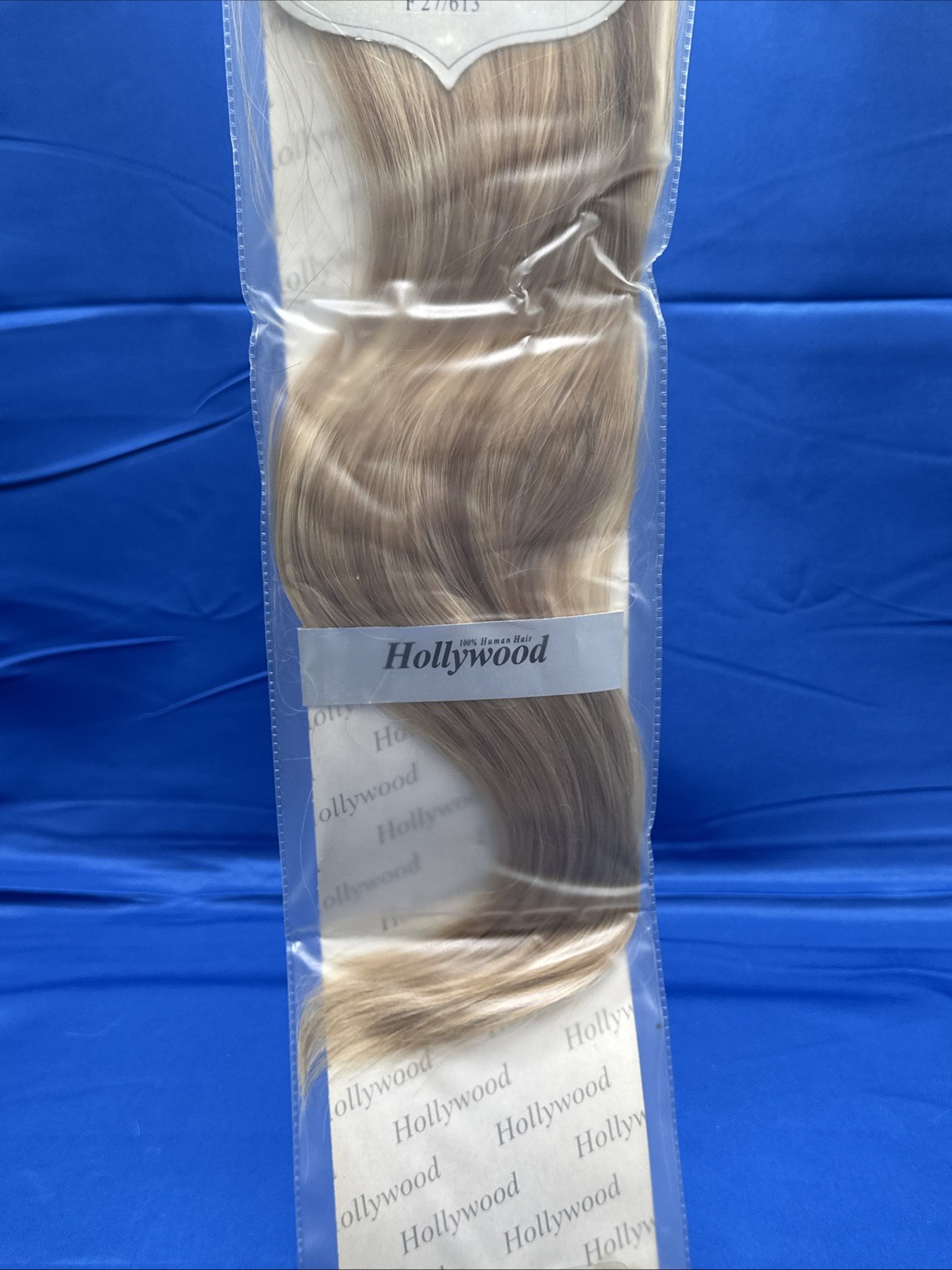 New NOS 100% Human Hollywood American Silky ASH-18 Hair 18” Dirty Blonde Color