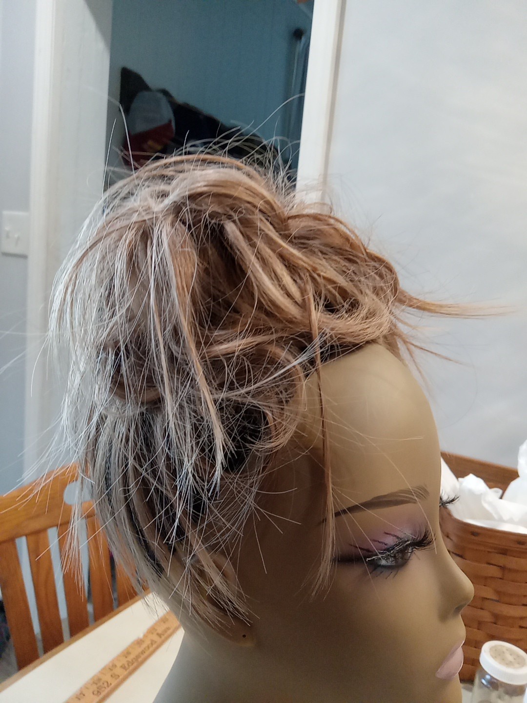 Messy Hair Bun Tousled Updo Hair Scrunchies Extension