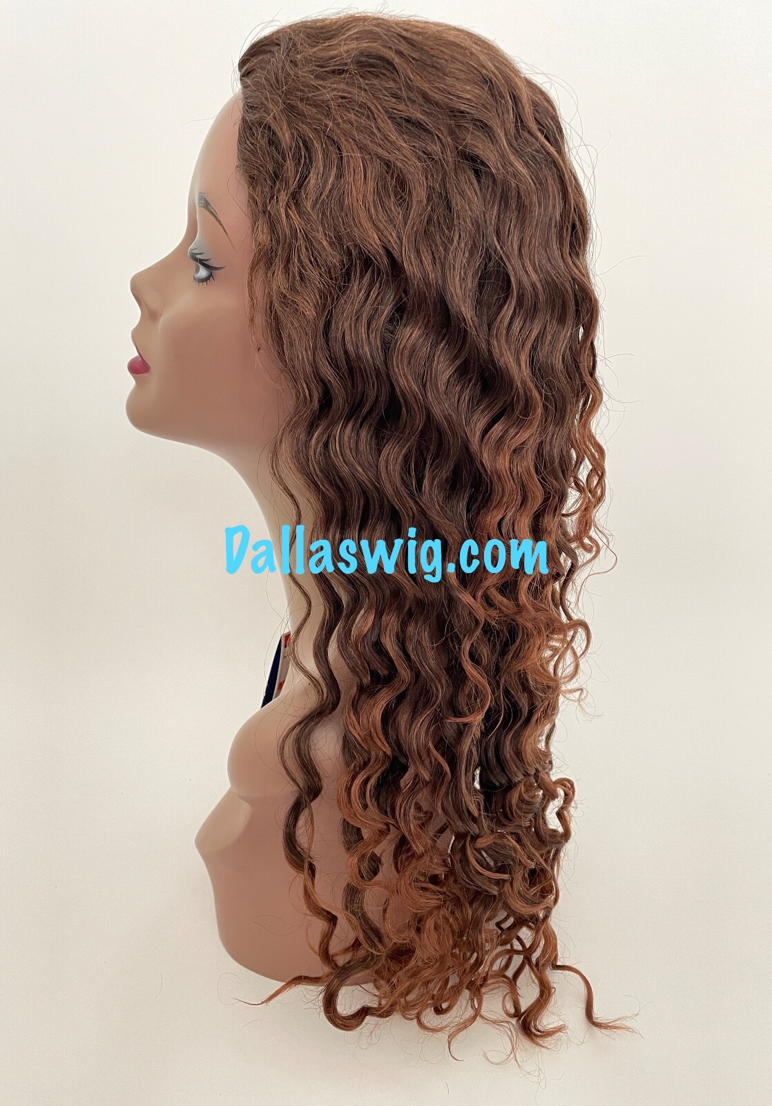 Hair Sense 100% Human Hair with Fake Skin Top Full Curly Wavy Style HH 823 Wig