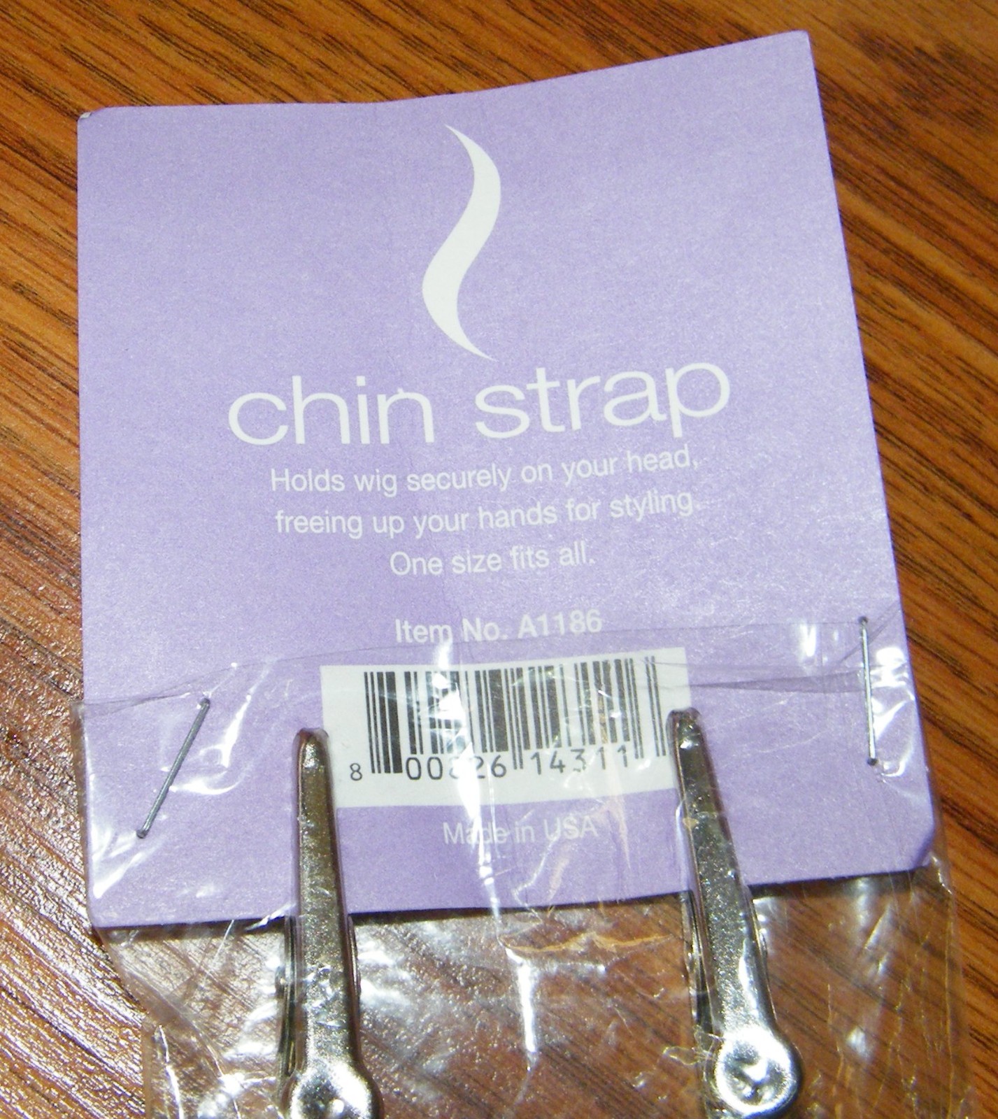 Unbranded / Generic Solid Black Adjustable Chin Strap With Clips Only **READ**