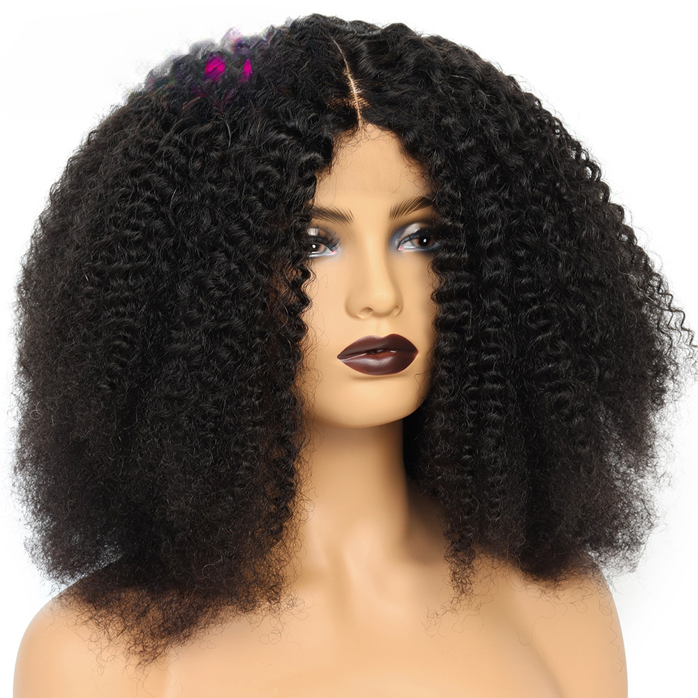 New Lace Closure Human Hair Wigs Kinky Curly Wig 4×4 Closure Wig Curly Wig Women
