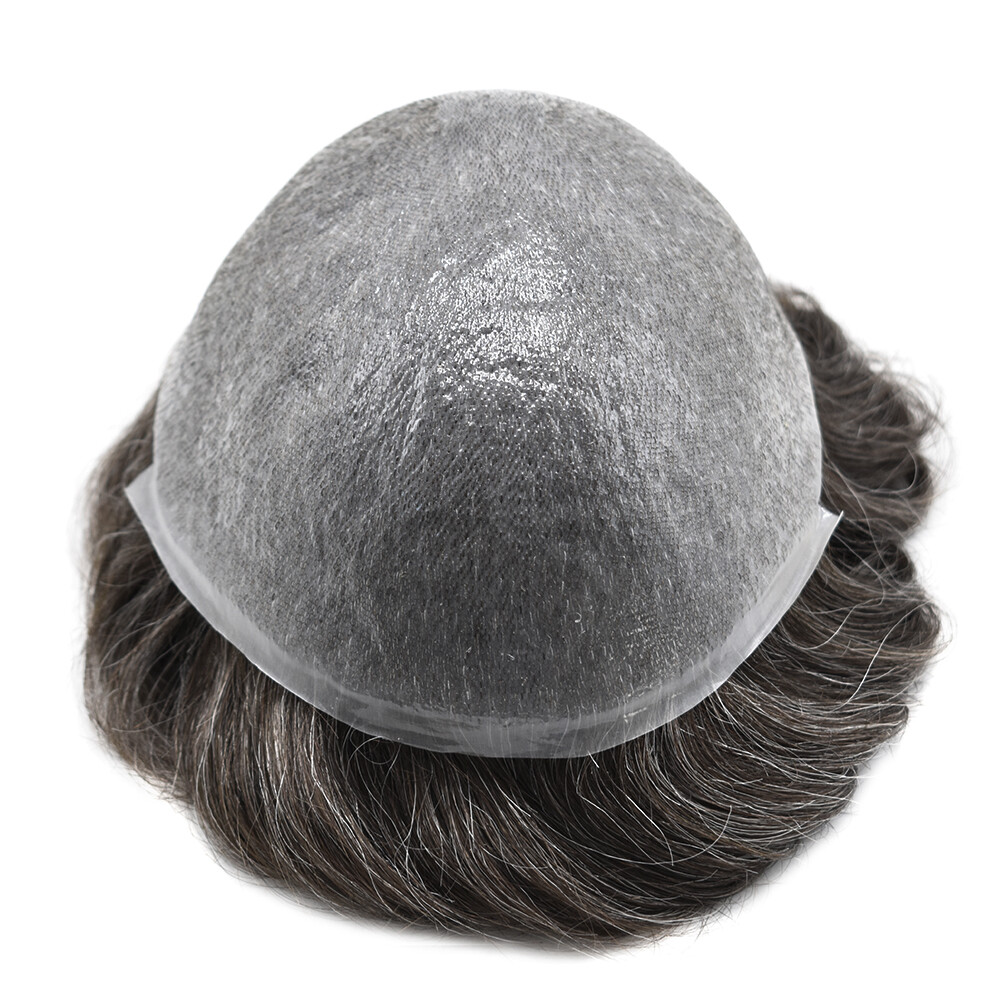 Mens Hair Replacement Ultra Thin Skin Toupee All Colors Hairpieces PU SystemWigU