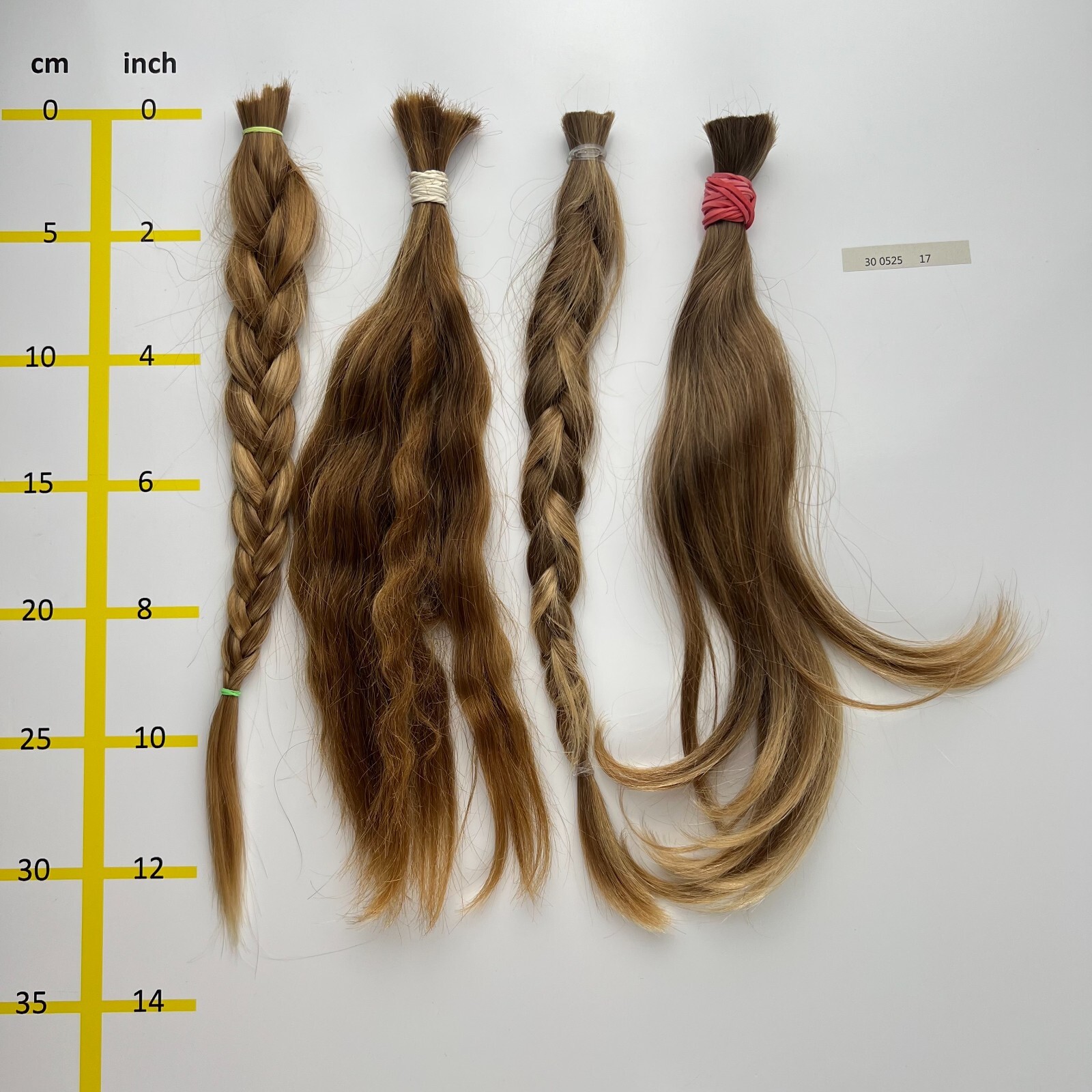 European hair, cut hair, raw hair, Light Blonde, 12”-14”, min. 100 gr.,virgin
