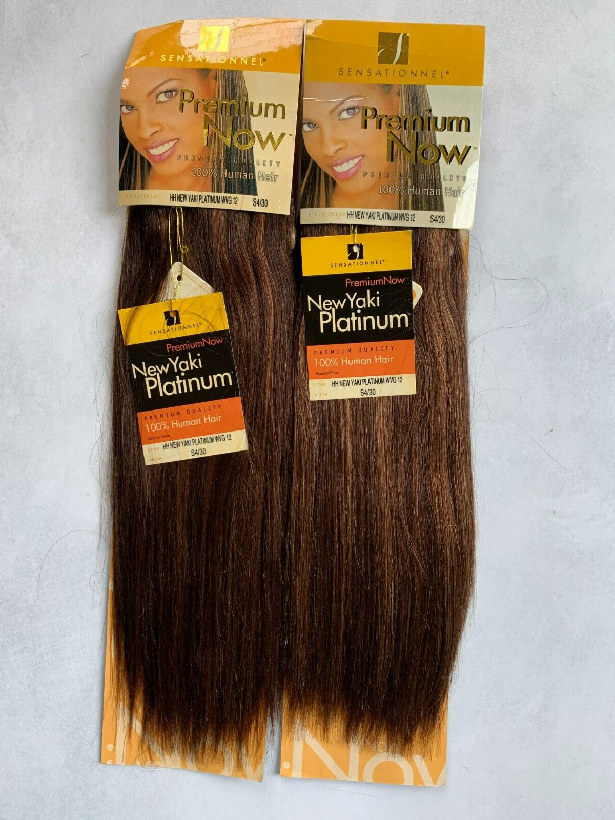 100% Human Hair, Sensationnel, New York Yaki Premium Weaving Hair 2-Pack Bundle
