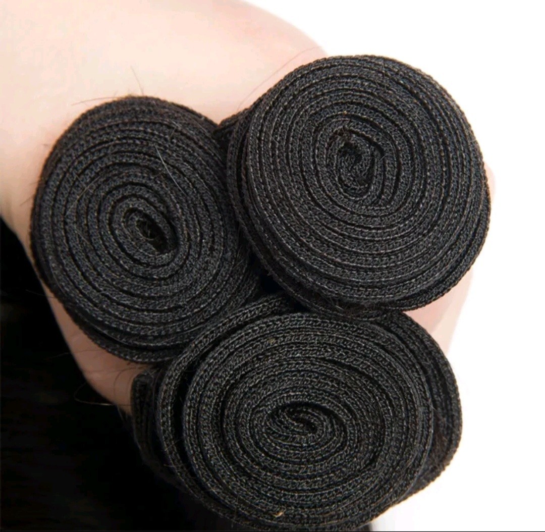 12A PERUVIAN VIRGIN HAIR 16+18+20&16INCHES 7X7 WIDER CLOSURE 380g BODY WAVES 1B#