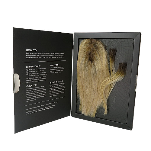 New STYLD by Ken Paves The Crop 6″ Hair Volumizing Set Human Hair Choose Color