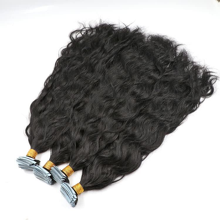 Natural Wavy Tape In Human Hair Extension Skin Weft Tape Hair #2 Brown 100g 40pc