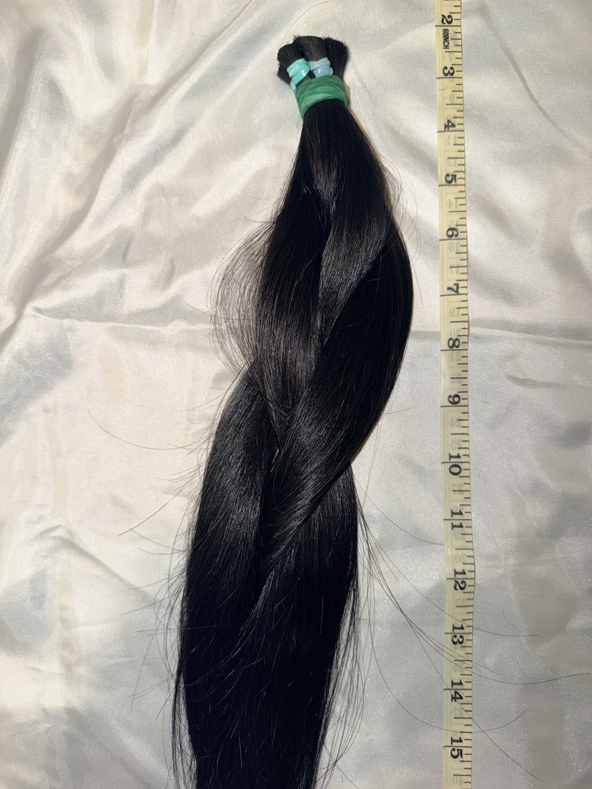 17 Inch, 73g Beautiful Human Hair Cut Ponytail, Fresh From Salon Single Donor. 5