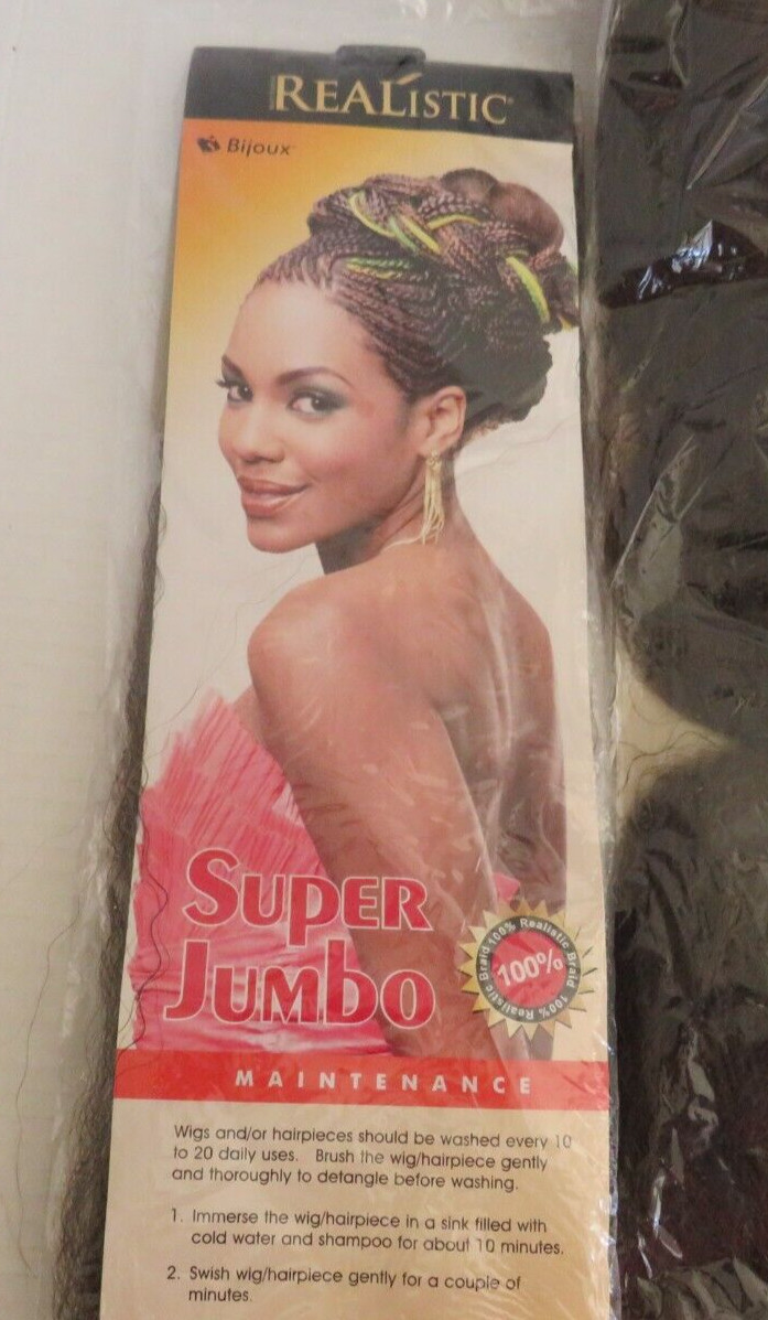 Bijoux Beauty Elements Braiding Hair Realistic Super Jumbo Braid Color M1B30