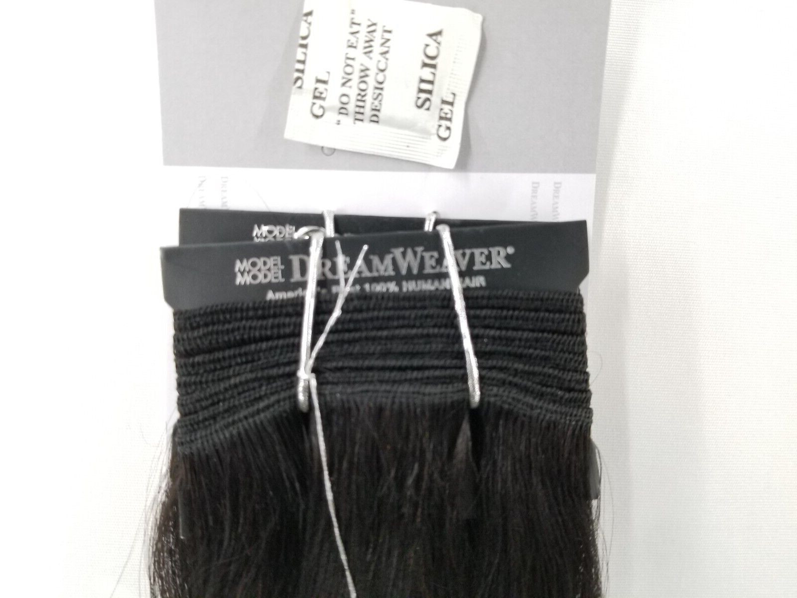 2 Packs ModelModel Remy Dreamweaver 100% Human Hair Extension 14″~Off Black