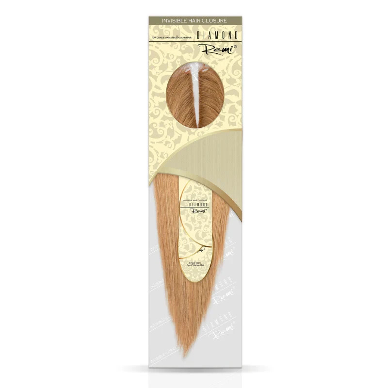 Diamond Remi 100% Remi Human Hair Closure 12″
