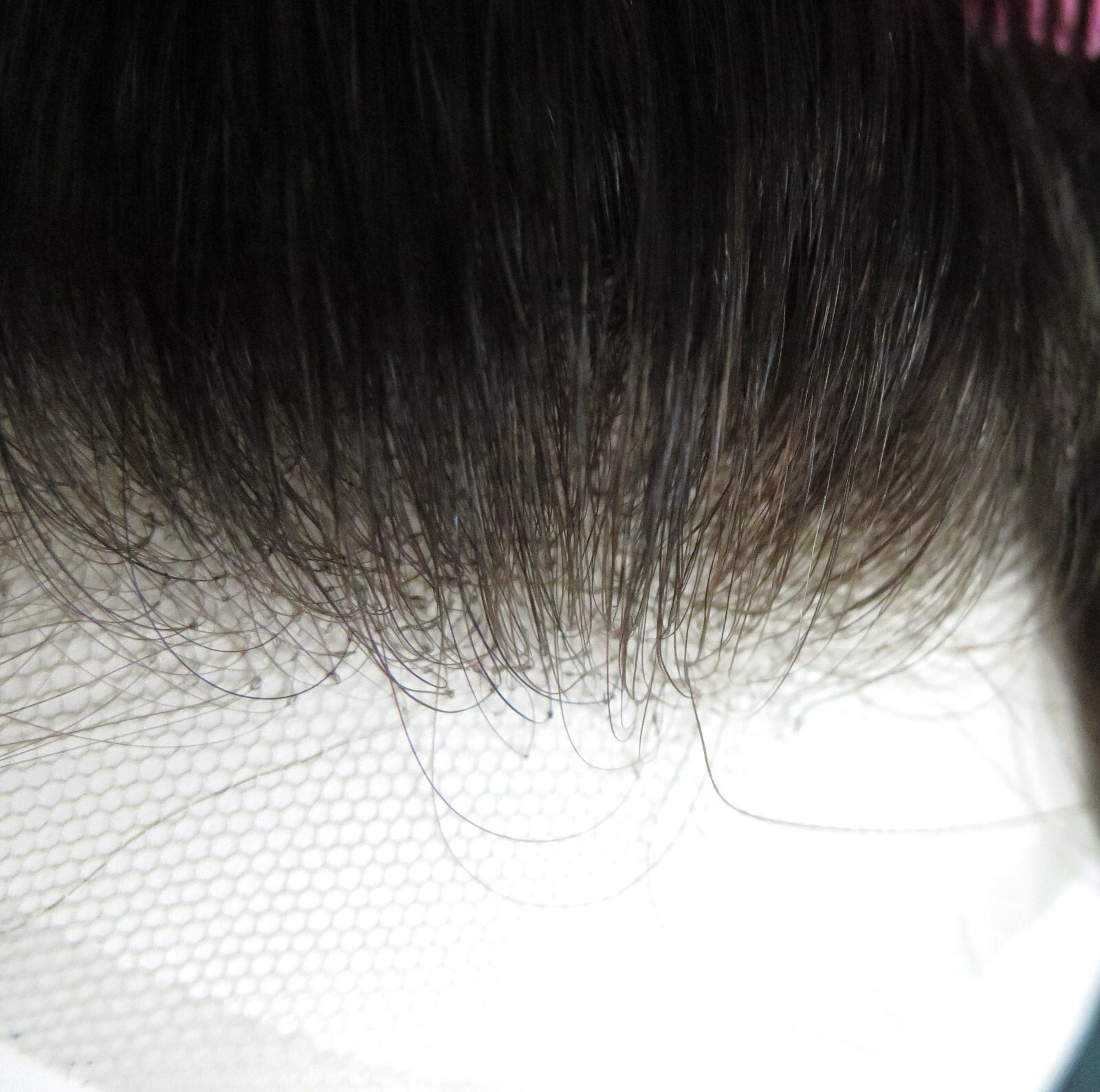 Mens Toupee Human Hair Full French Lace Hair Replacement System Express Shipping