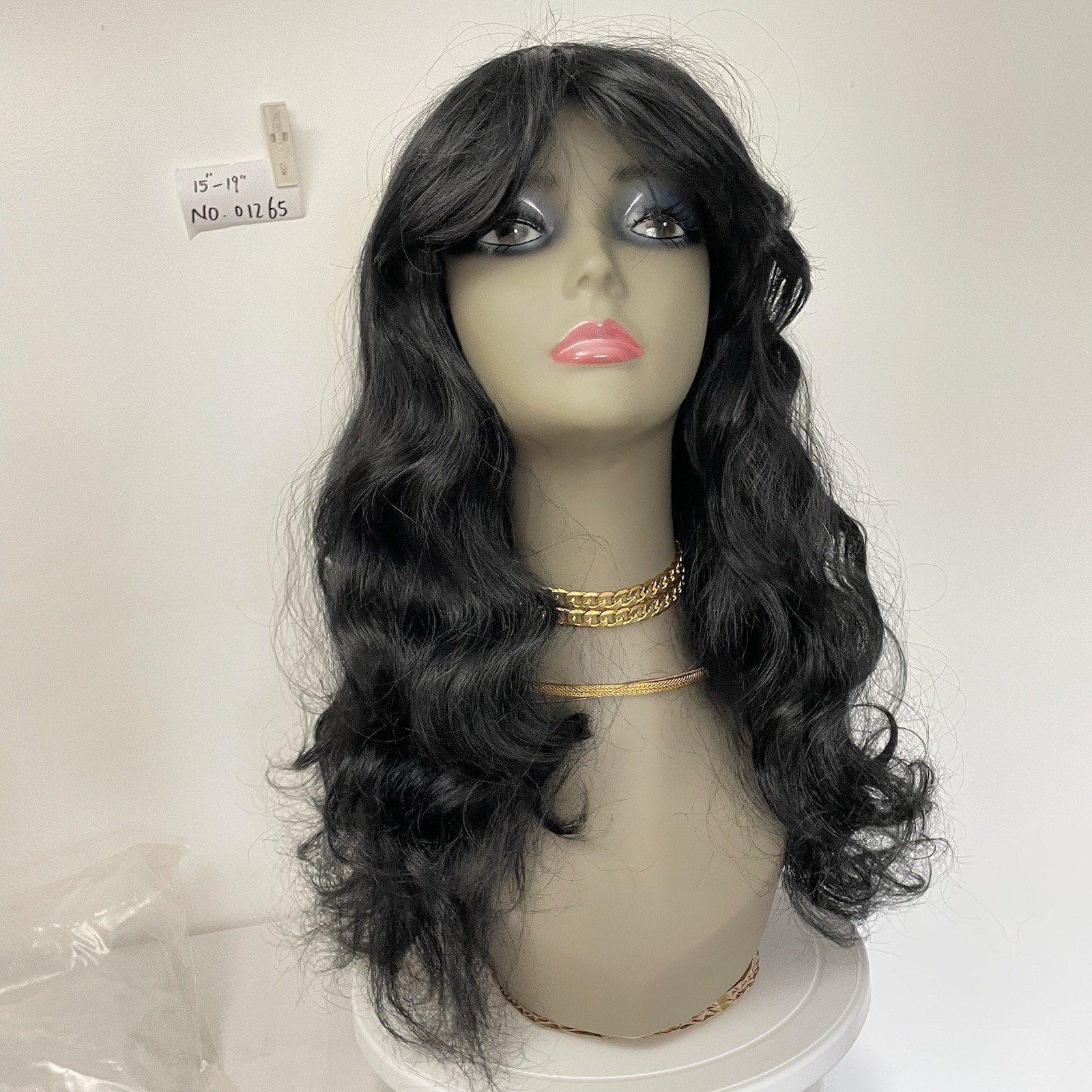 WIG. NO01265 (15-19 inch) one size adjustable elastic band.