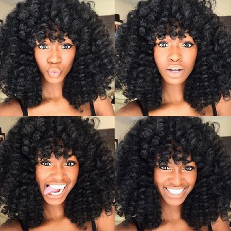 US Jumpy Wand Bounce Spiral Curly Hair Extensions Twist Crochet Braids Synthetic