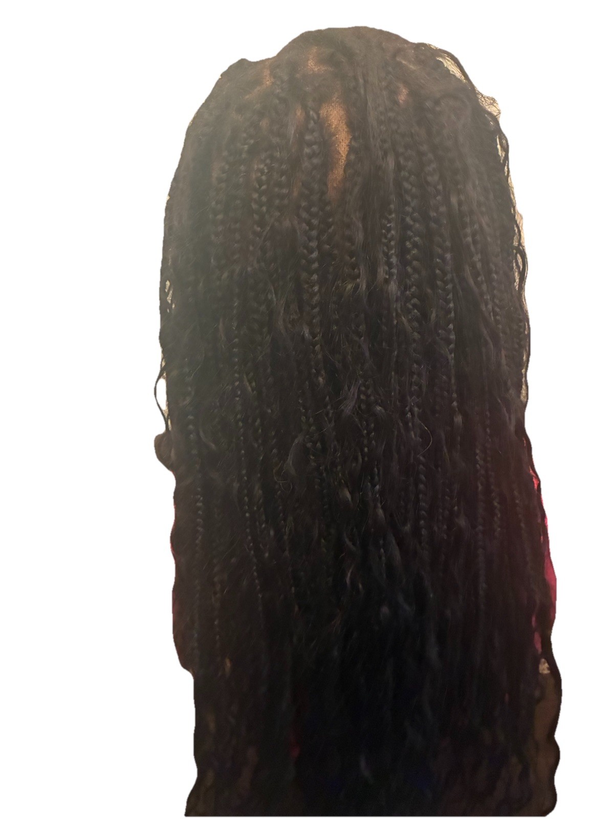 Afro Kinky Base Yaki Texture Boho Braided FullLW With Invisible Drawstring 26”