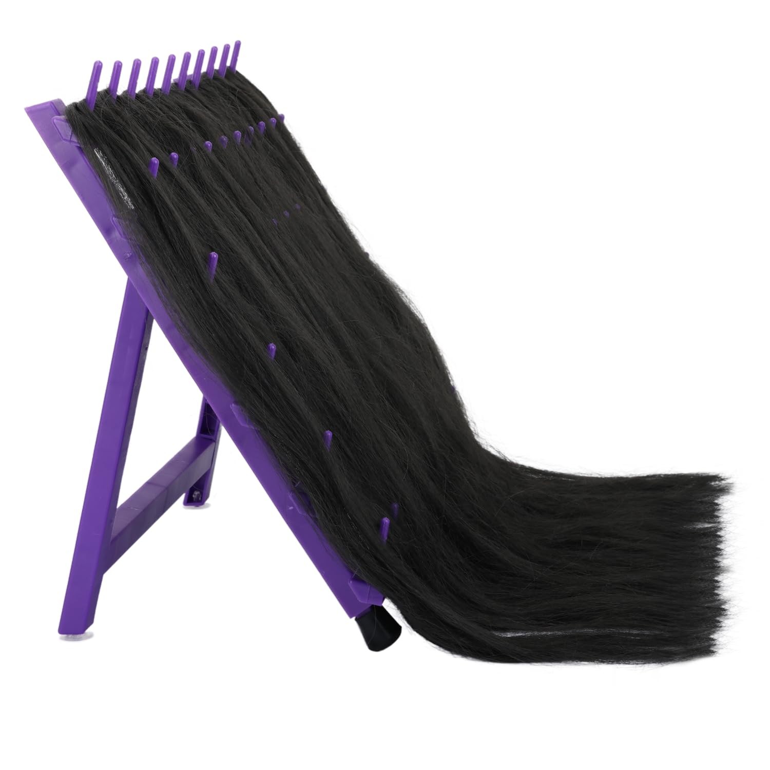 Braiding Hair Rack with 60 Pegs Standing Versatile Extension Hair Holder with…