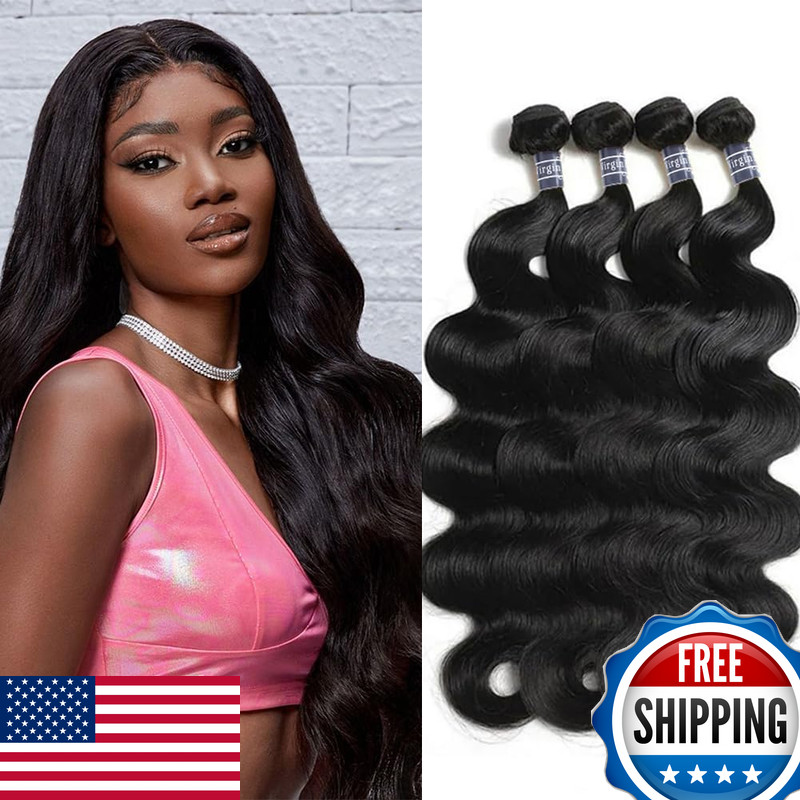 Amella Hair Brazilian Body Wave Virgin Hair 4 Bundles 100 Unprocessed Brazilian
