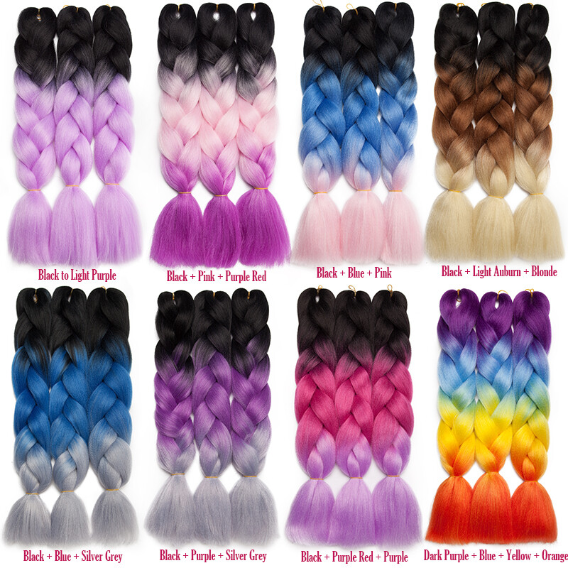 RUMI Hair JUMBO Braiding Hair 60cm Hair Extensions Crochet Synthetic Fiber Braid