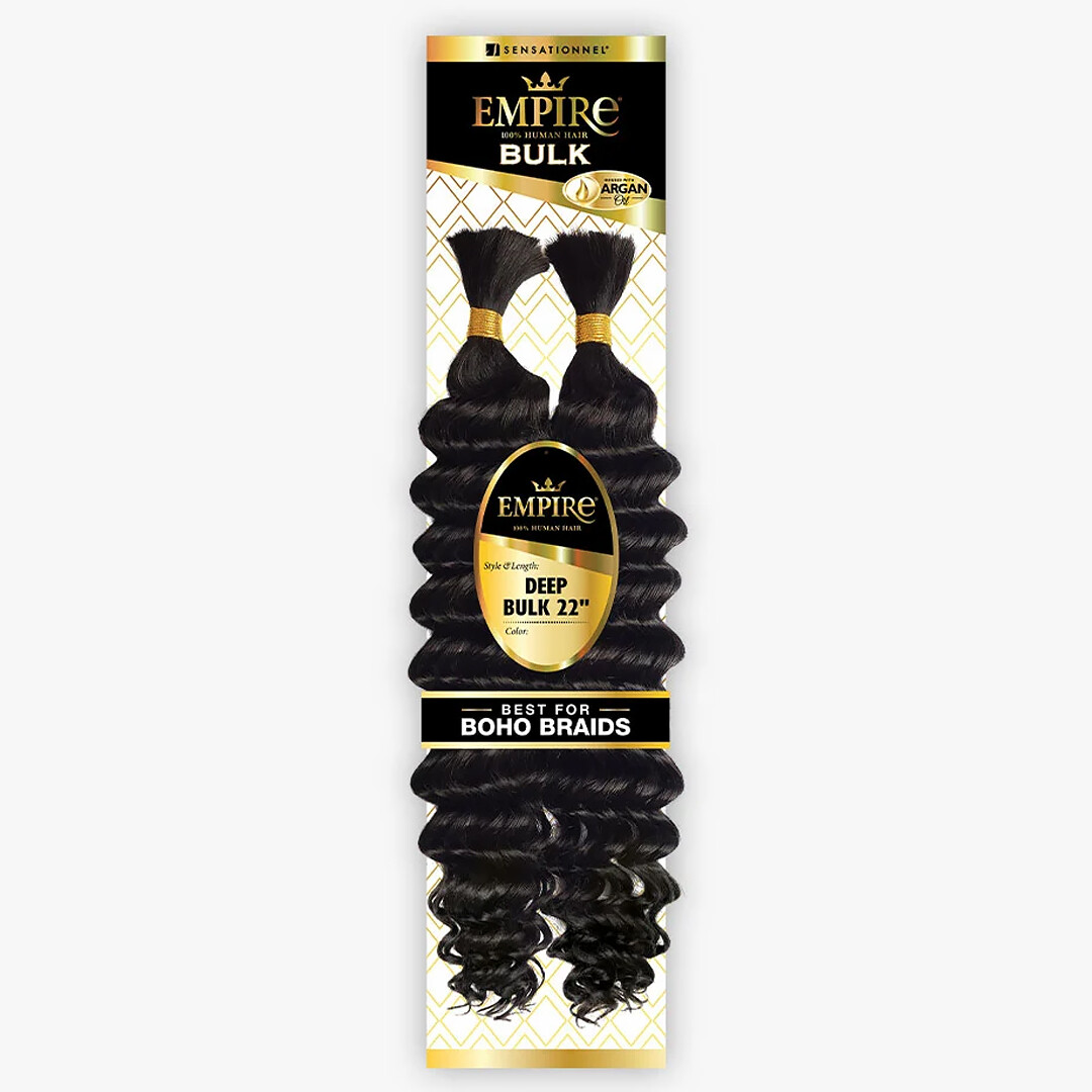 Sensationnel Empire Human Hair Weave – Deep Bulk 22″