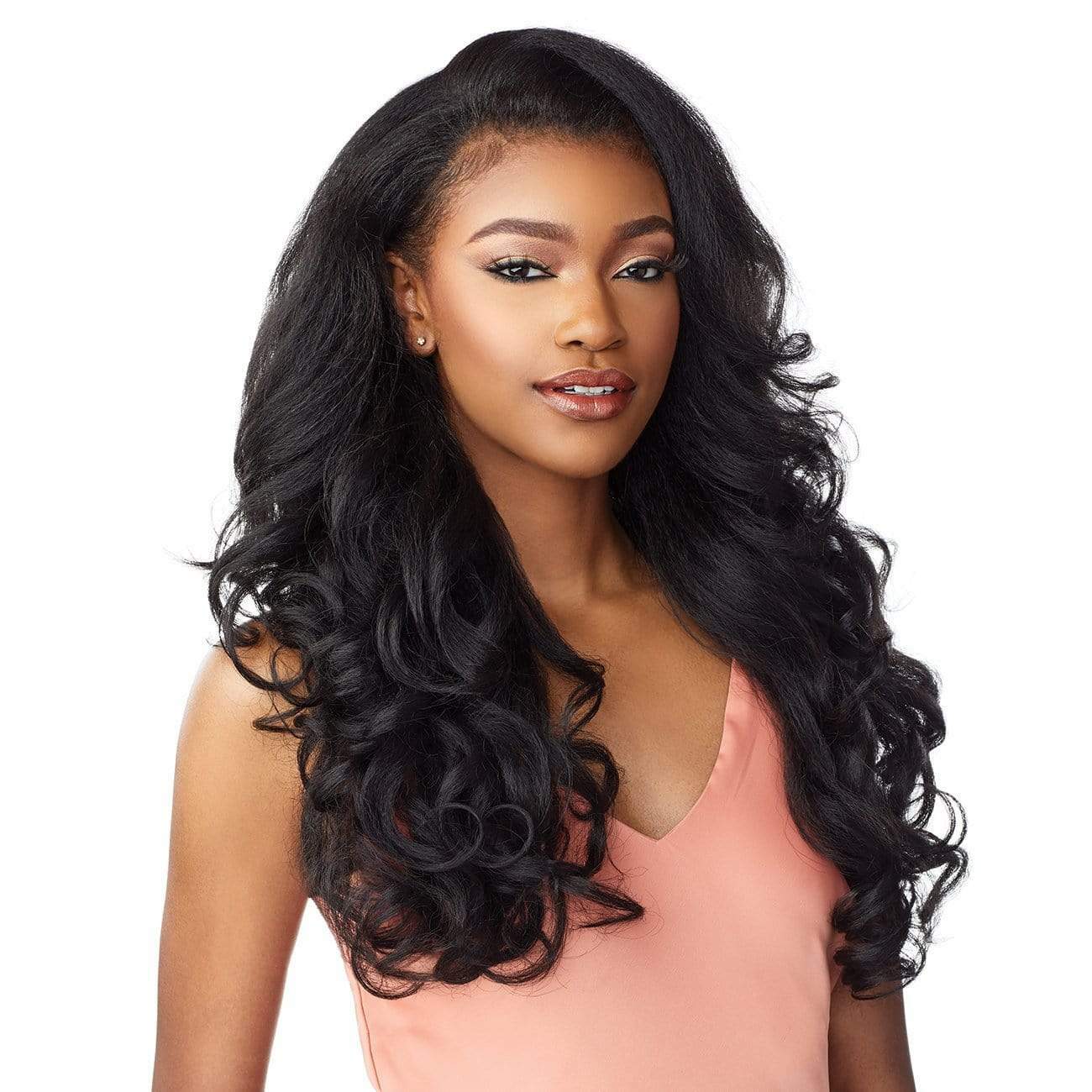 SENSATIONNEL INSTANT WEAVE SYNTHETIC HALF WIG WITH DRAWSTRING CAP – IWD 003