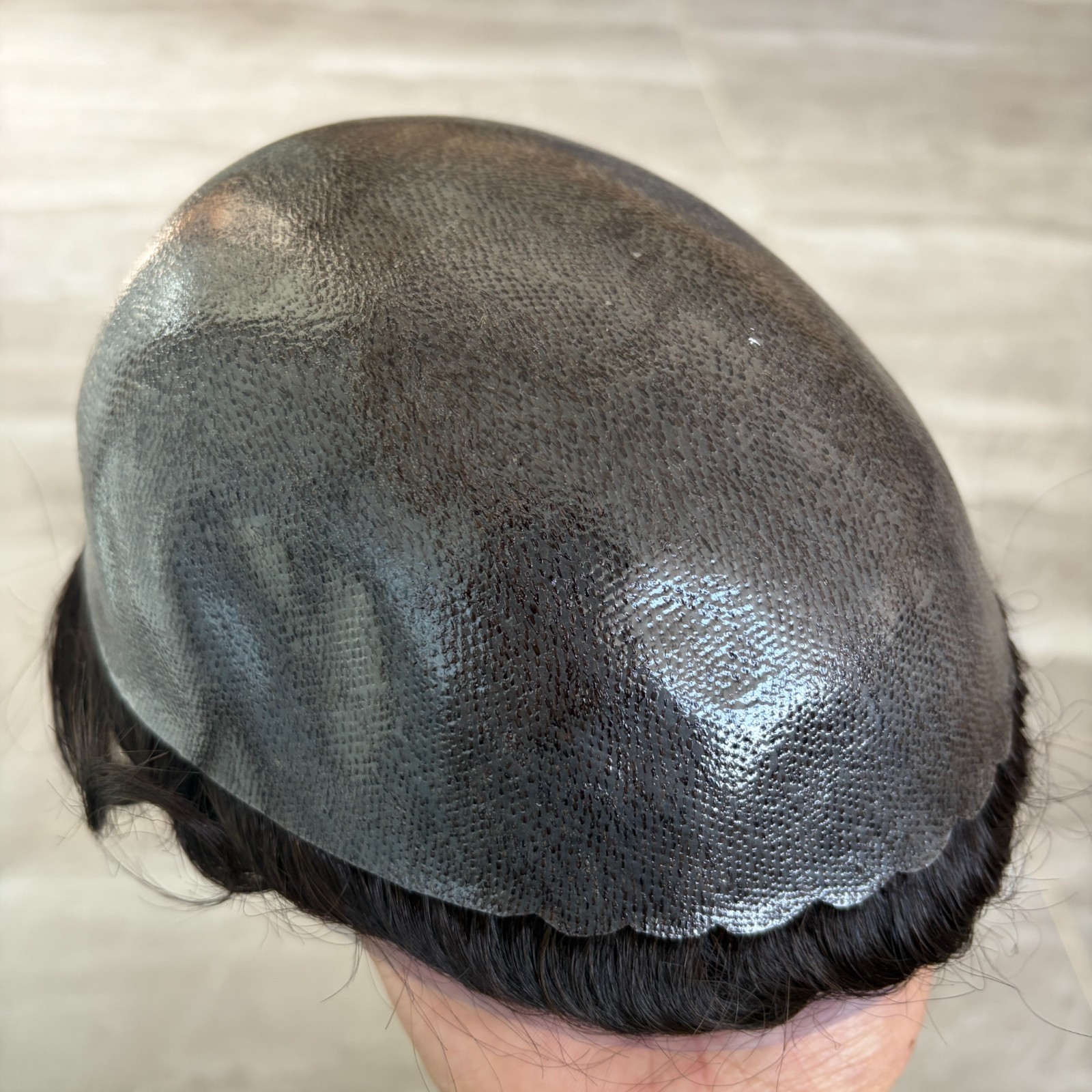 Injected Skin Toupee Male Hair 130% Durable Full Skin PU Toupee Human Hair Unit