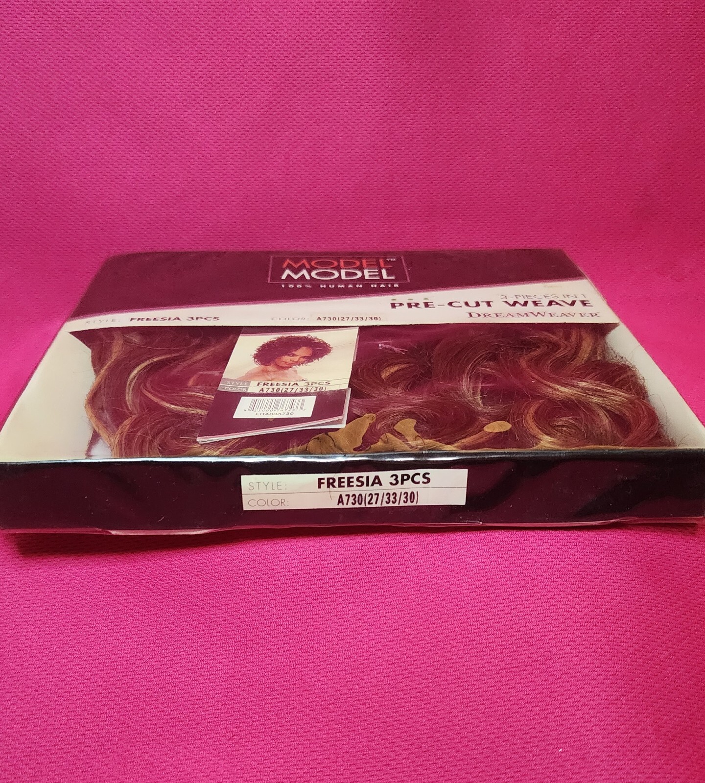 MODEL MODEL PRE-CUT WEAVE DreamWeaver (Style FREESIA) (Color A730) (3 pcs/pack)
