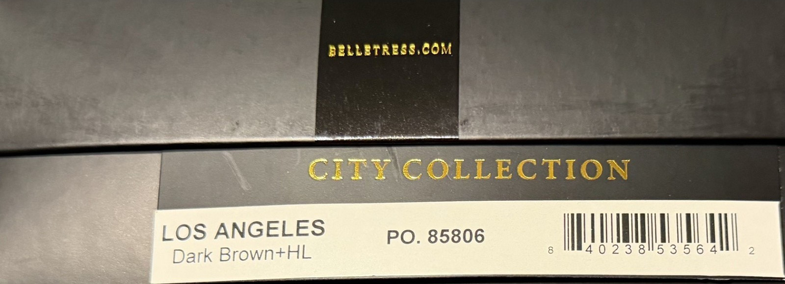 BelleTress Los Angeles | Synthetic Lace Front Wig (Mono Part) DARK BROWN HL🙏