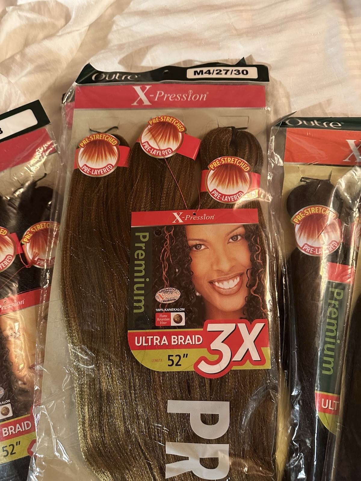 Outre X-Pression Premium Ultra Braid 3xPre Stretched 100% Kanekalon 52 6pks