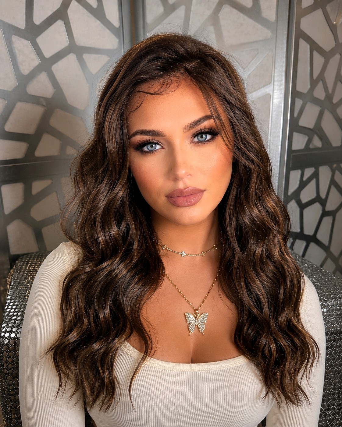 Brown Body Wave Wig 13×6 Lace Front 100% Human Hair Wig Virgin Remy Loose Wave