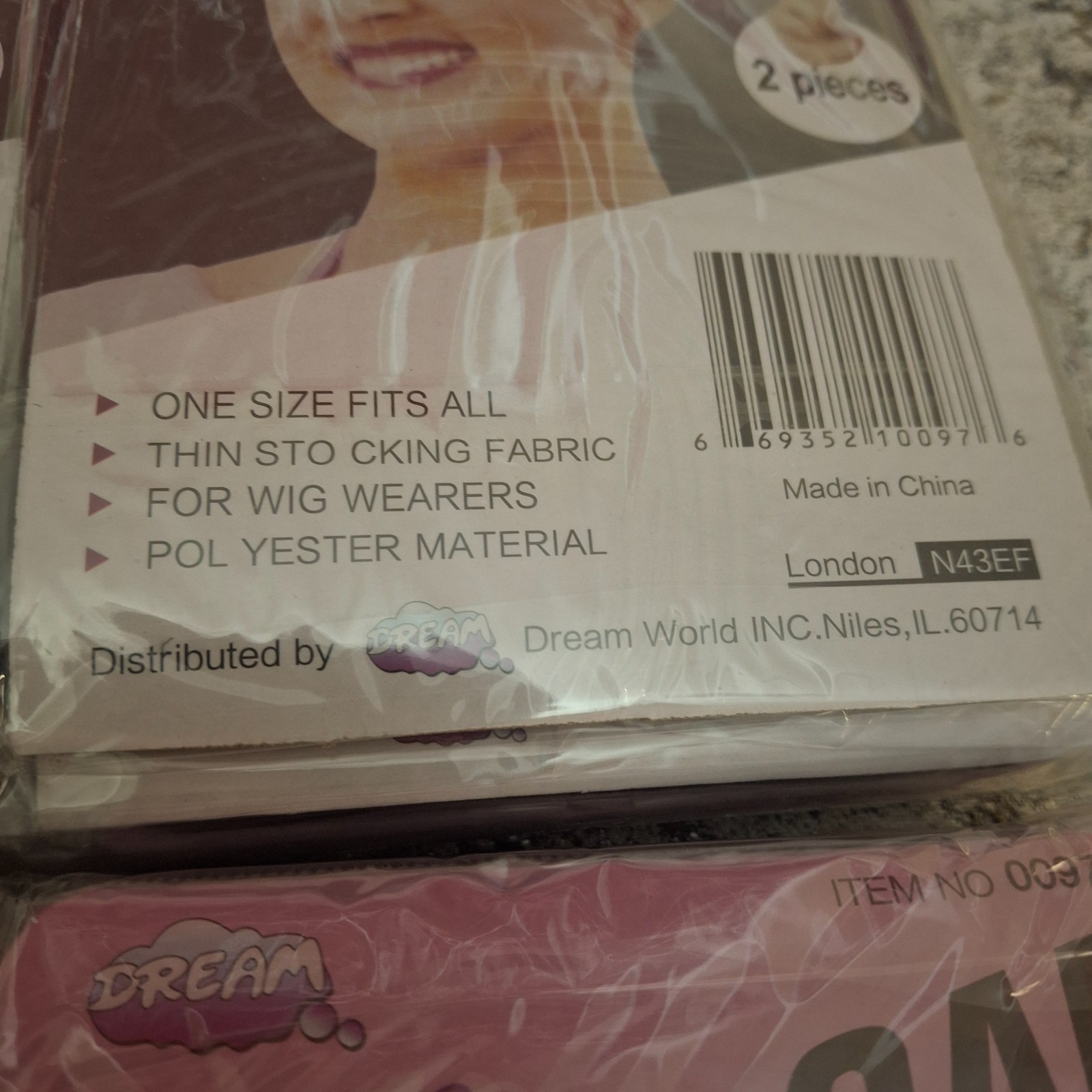 Dream World Deluxe Wig Cap 24-Pack Lot 48-Pcs 0097NA Black Stocking OSFM Bulk