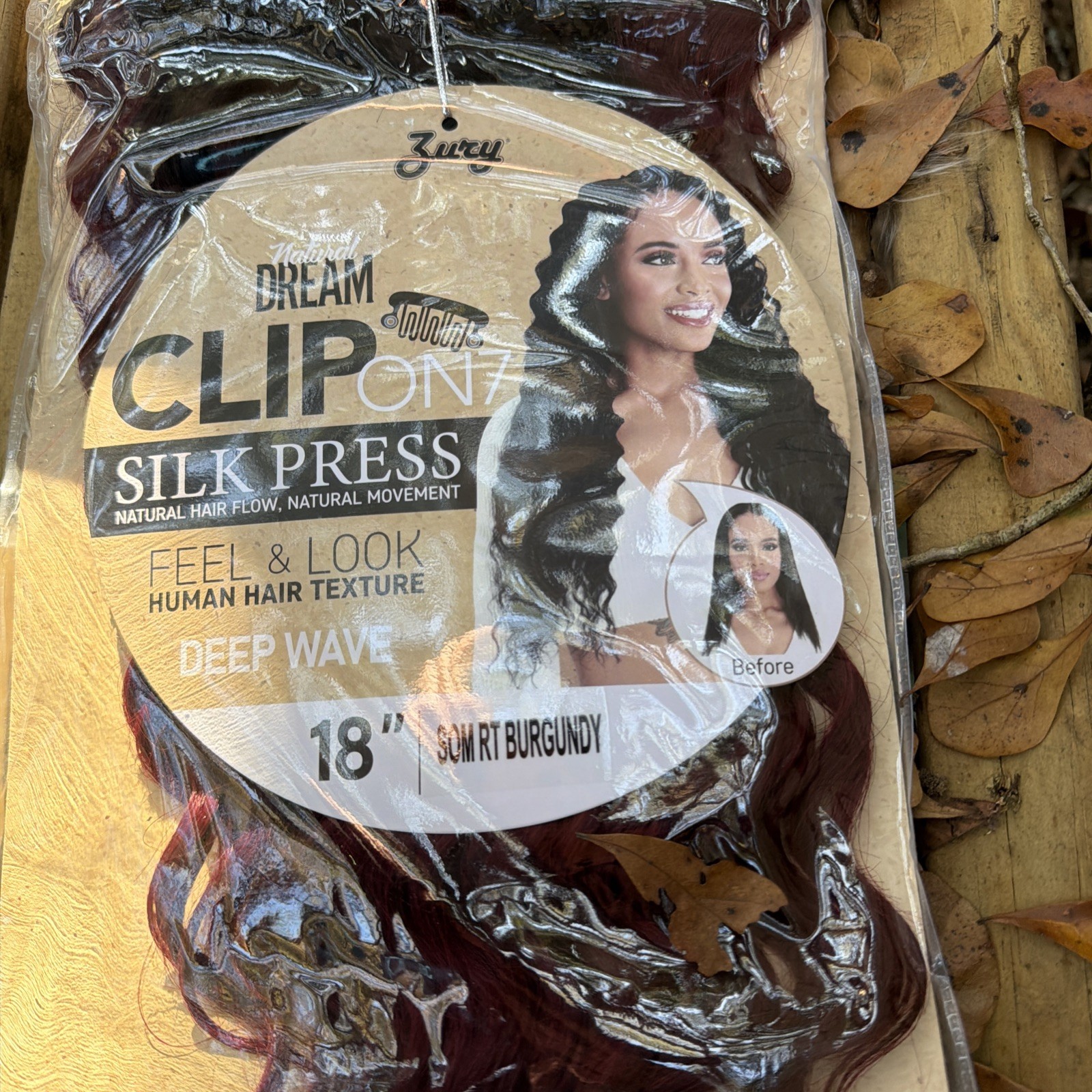 Silk Press Clip On Wig Zury Deep Wave 18 Inch Nd Clip Deep Wave 18 Inch Som Rt B