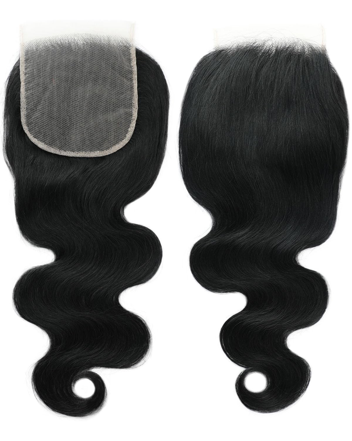 Djfg 5X5 Hd Lace Closure Human Hair Skinlike Pre Plucked Hairline Body Wave