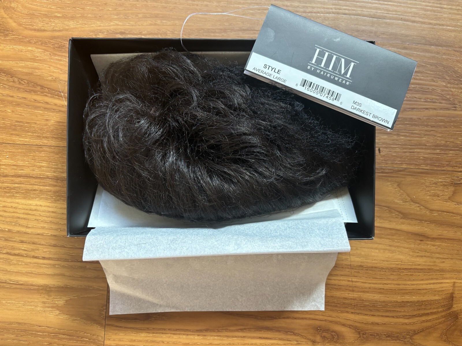 STYLE-Him Wig Dark brown LaceFront Anti-Slip HeatSafe – M3S