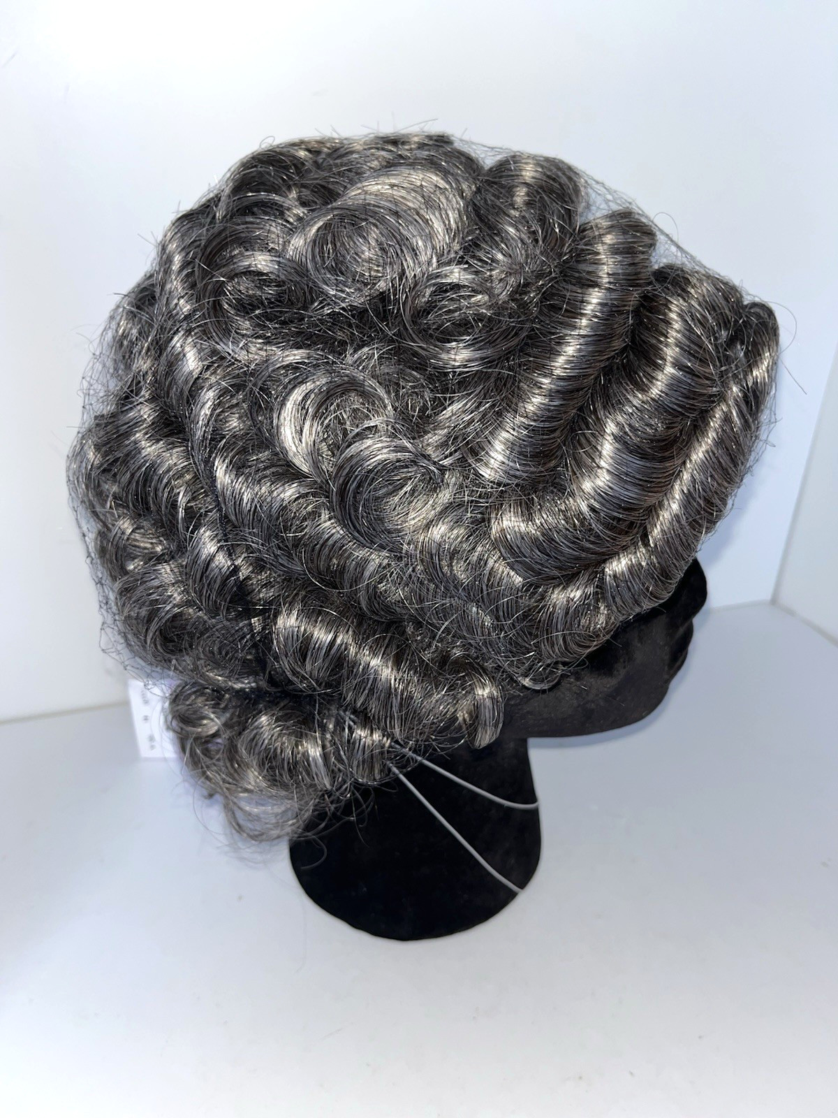 Paula Young Wig A1074 SAPPHIRE Color #44 Salt & Pepper Curly NEW IN BOX