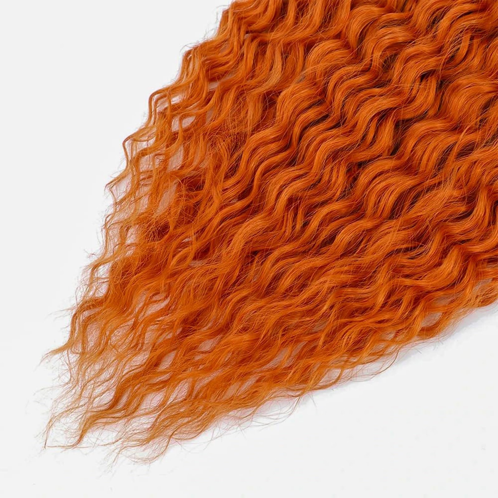 Ginger Bundles Human Hair Deep Wave Bundles 28 30 32 Inch Bokieoie Orange