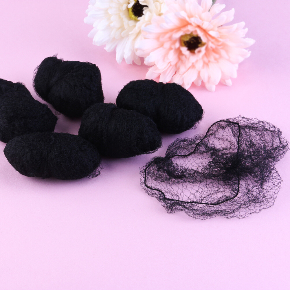 100PCS Hair Nets Hairnets for Work Catering Food Production Elastic to Sleep