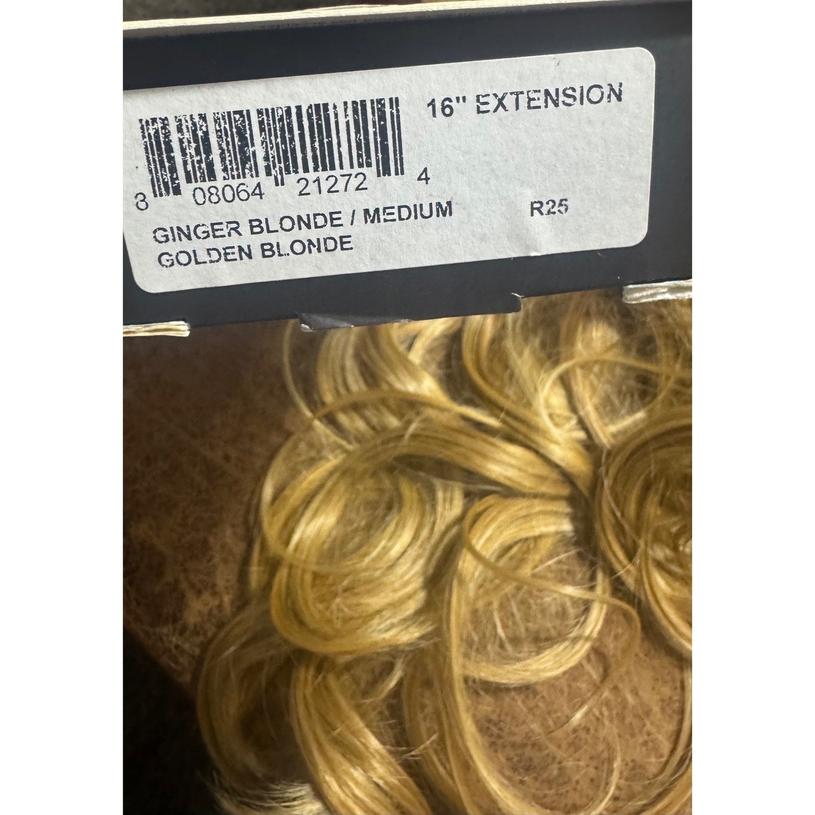 Hairdo 16 inch Clip-In Hair Extension Ginger Blonde R25 Heat Friendly Synthetic
