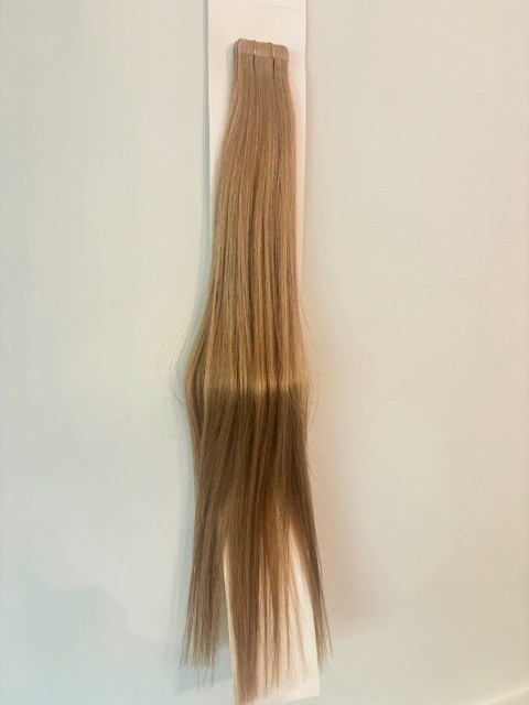 Virgin Hair Remy Cuticle Cut Tape Hair Extensions 20″ Golden Blonde Grade AAA