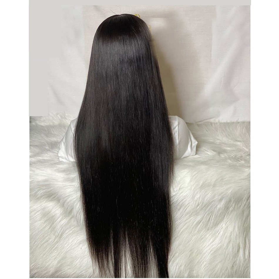 Scalp Top Silky Straight Brazilian Human Hair 5.5X4.5 PU Silk Base Closure Wig