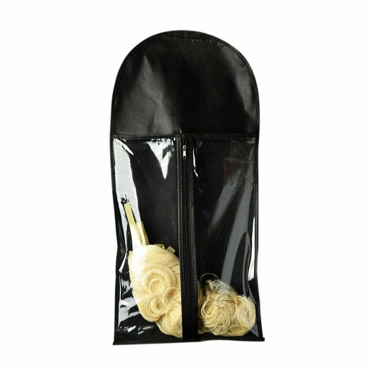 10pcs Wig Storage Bags Hair Extensions Dustproof Holder Case with Durable Zipper