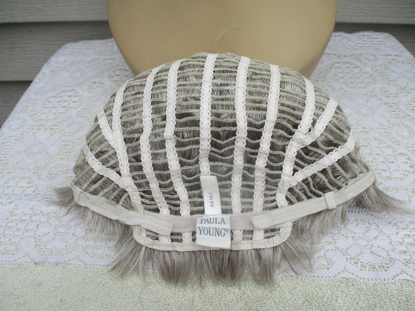 Paula Young Wig RICKI Style A4163 Color #56 SILVER Gray Modern Pixie Style READ
