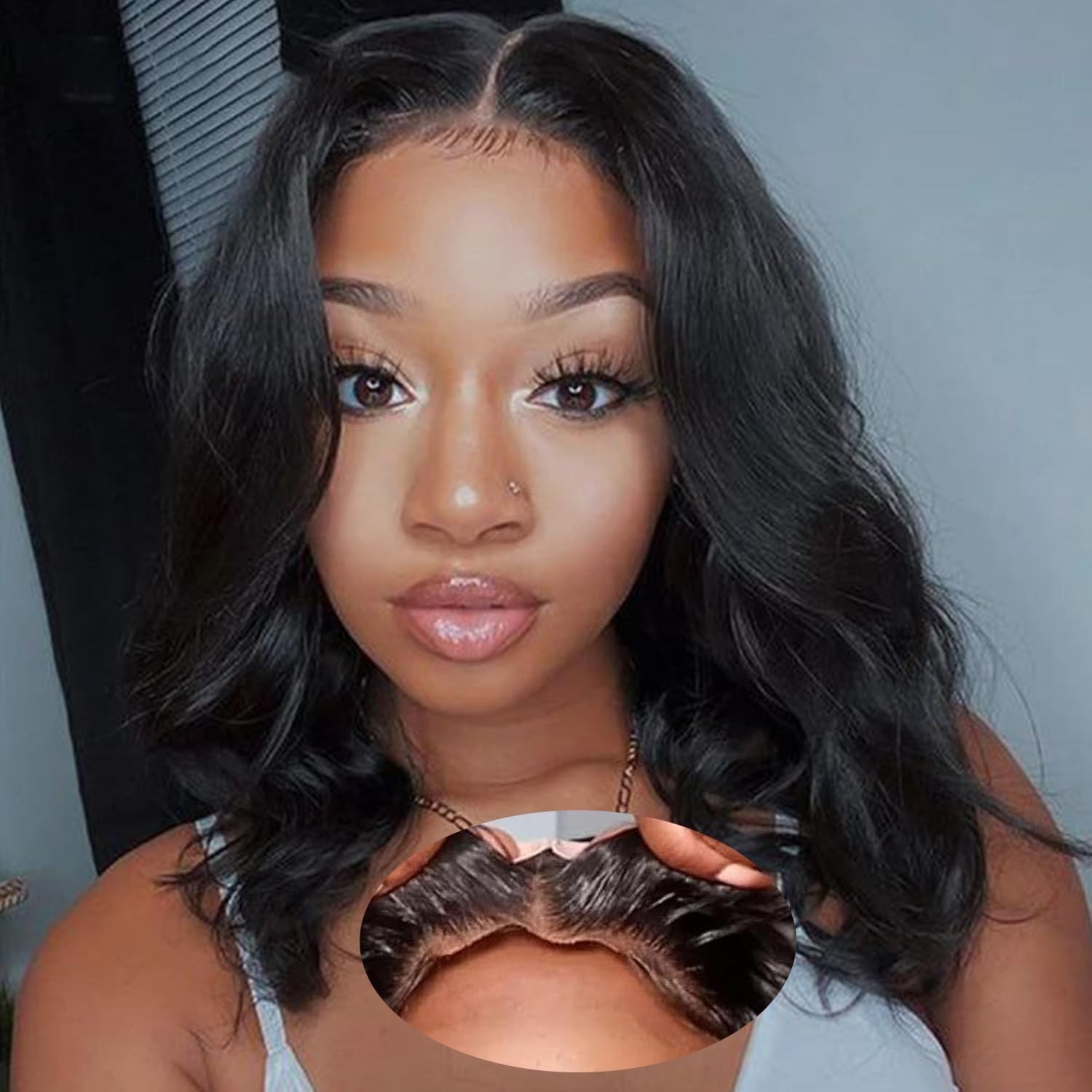Wear and Go Glueless Wig Human Hair Pre Plucked Pre Cut Body Wave 4×4 lace Wig